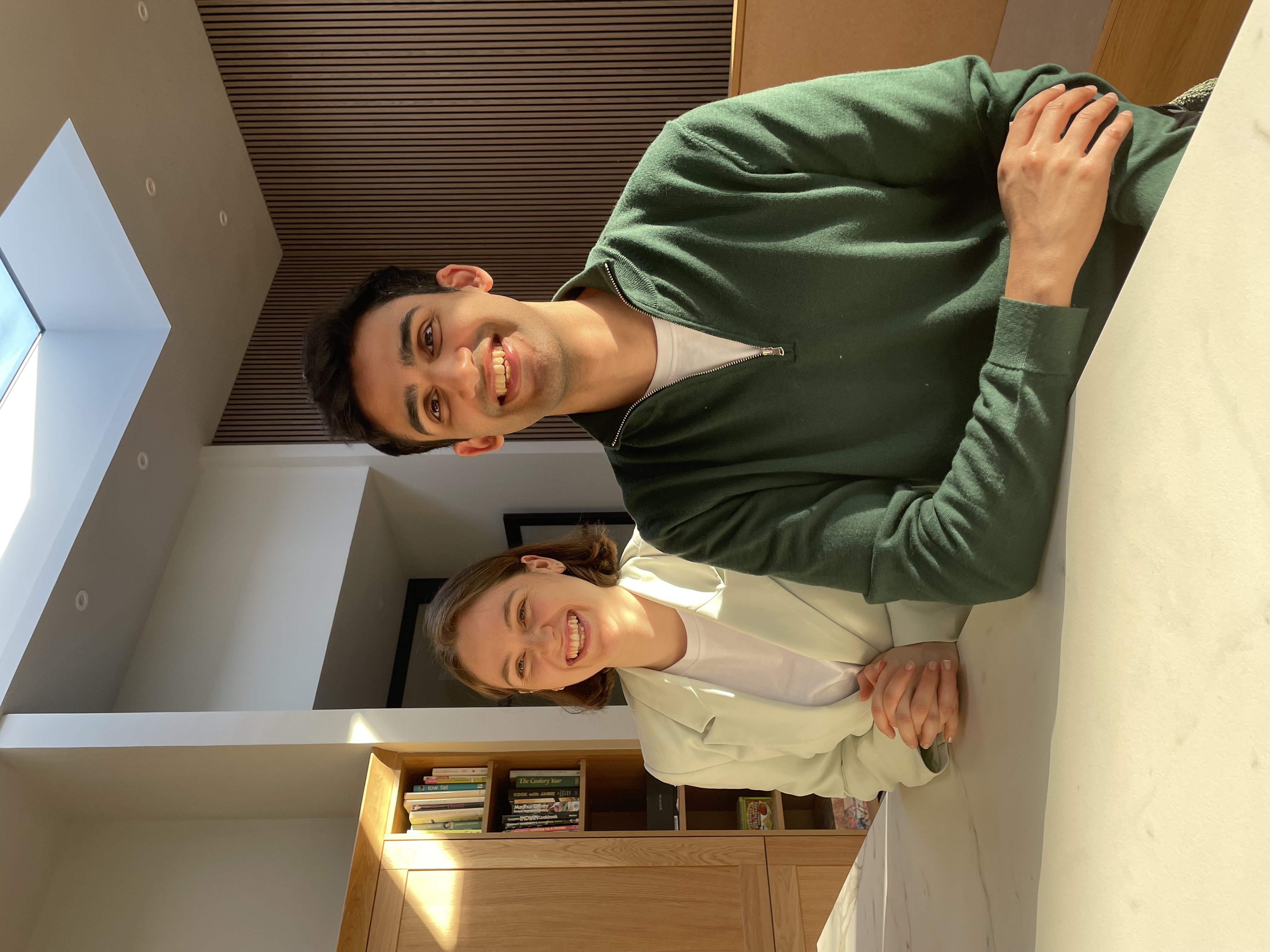 Dr Shamaas Mohamed and Dr Ffion Hargood, co-founders of Husu